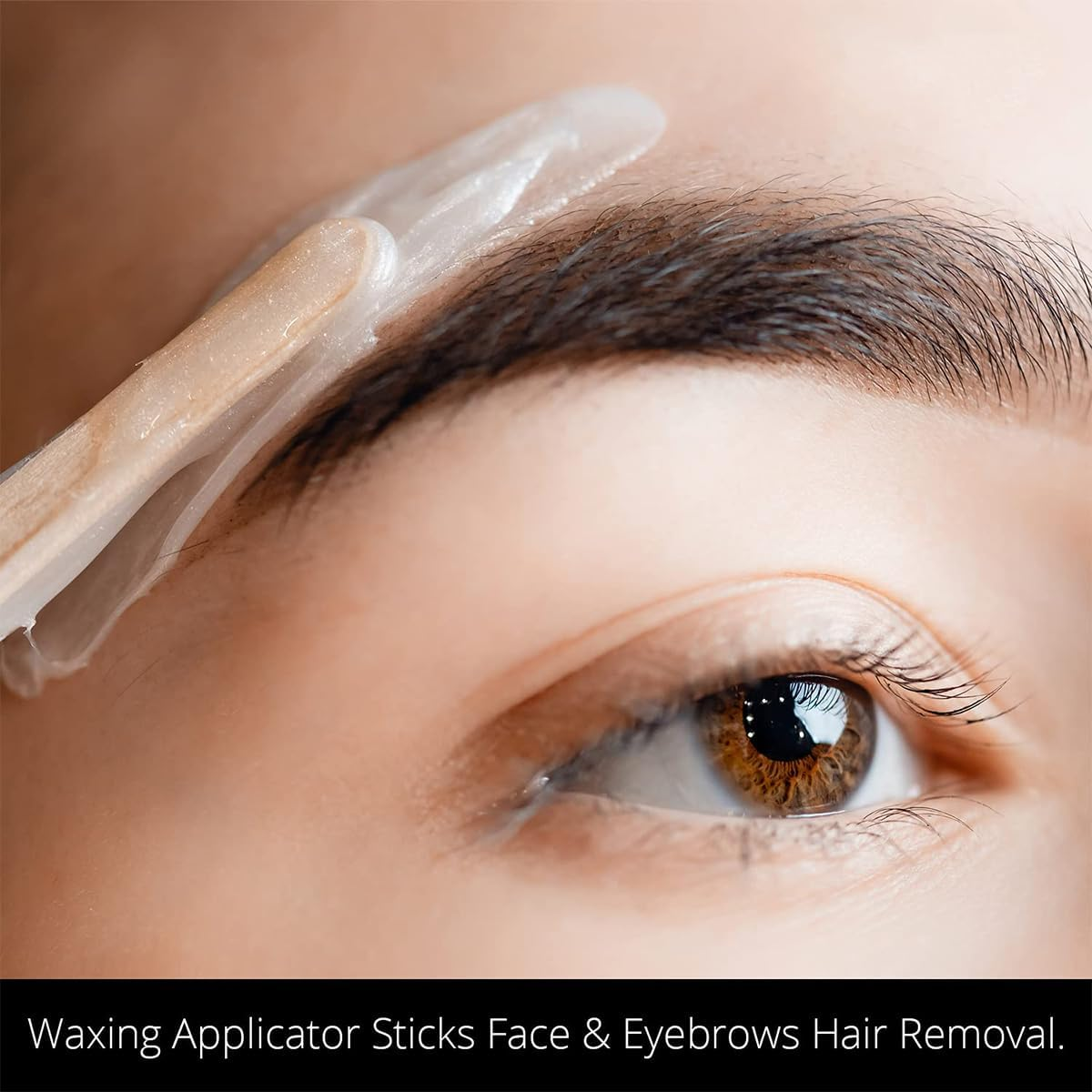 200Pcs Wooden Wax Sticks - Disposable Wooden Waxing Spatulas - Small Sizes Eyebrow Waxing Applicator Spatulas for Facial/Lip Hair Removal,Eyebrow Wax Sticks Wax Applicator,Wooden Wax Spatulas Kit image number 6