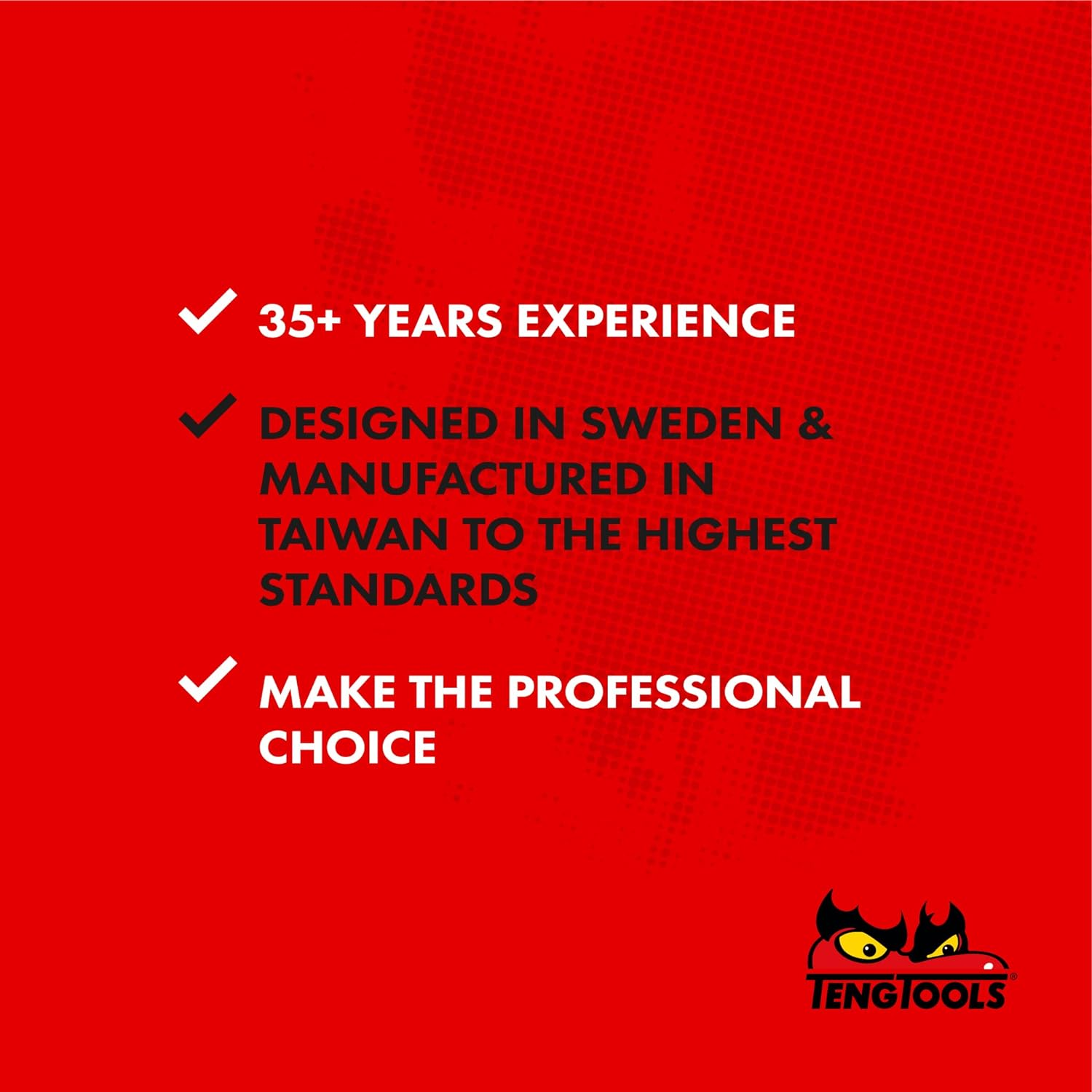 Teng Tools 16Mm 1/2 Inch Drive 12 Point Regular/Shallow Metric Socket - M120516-C