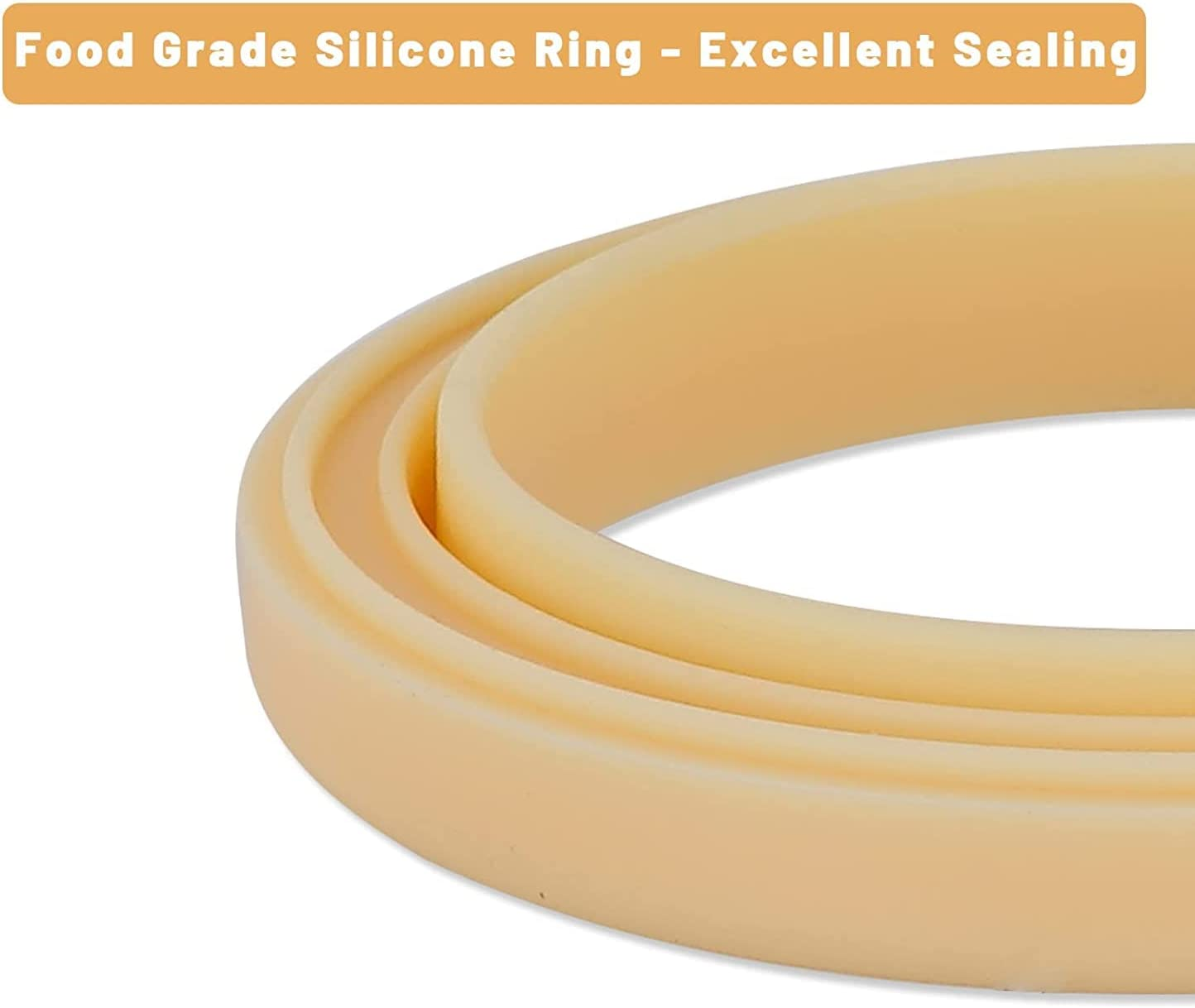 KANZEE 2X Coffee Espresso Machine Brew Group Head Seal Gasket for - BES810 BES840 BES860 BES870 BES860/02.6 SP0001474, 54Mm Silicone Ring, Espresso Barista Express Accessories, Breville Barista Express Parts image number 3