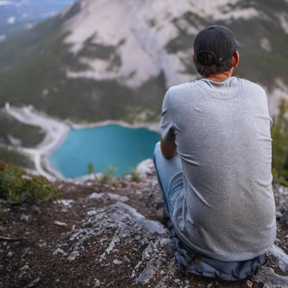 Comfortable Inflatable Cushion for Camping, Hiking, and Travel - Lightweight, Portable, and Versatile for Outdoor Enthusiasts - Great Value and Support image number 6