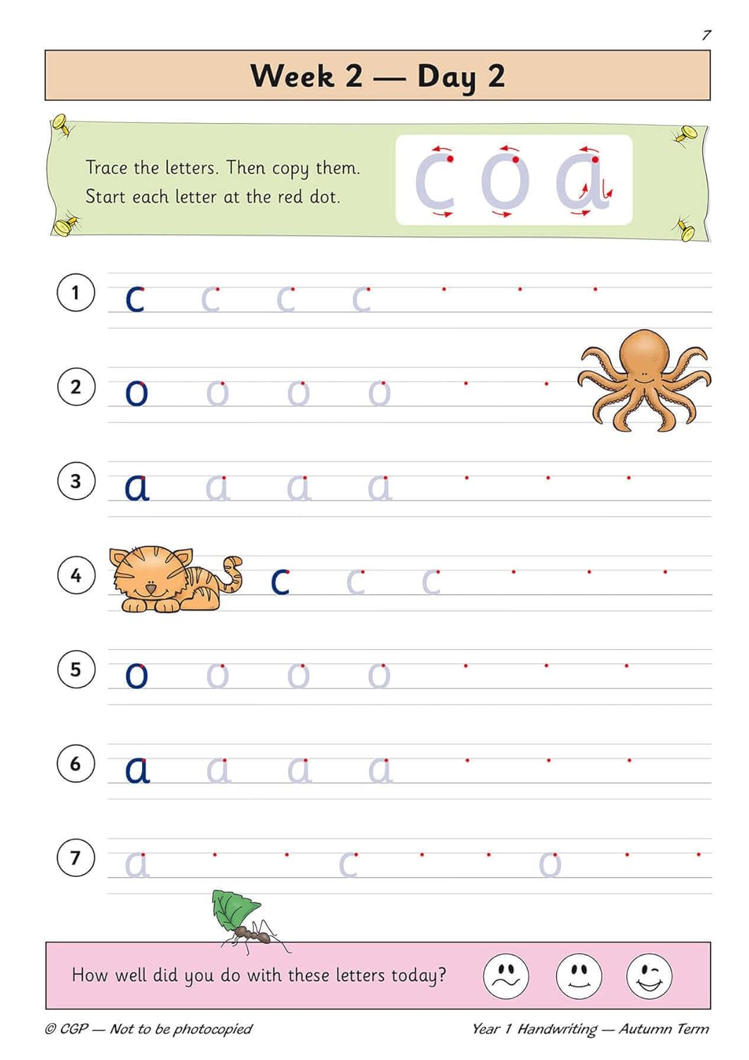 KS1 Handwriting Year 1 Daily Practice Book: Autumn Term