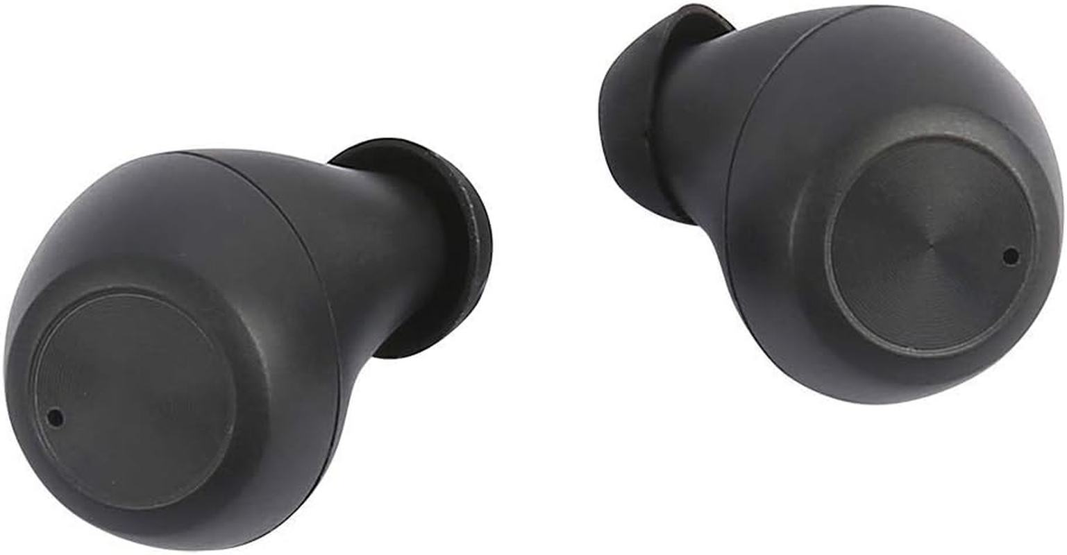 STREETZ TWS-110 Stereo Bluetooth Headphones In-Ear Wireless Headphones, Bluetooth 5.0 Earbuds with Built-In Microphone and Quick Charging Case up to 16 Hours of Music Playback, Comfortable Grip, Black image number 3