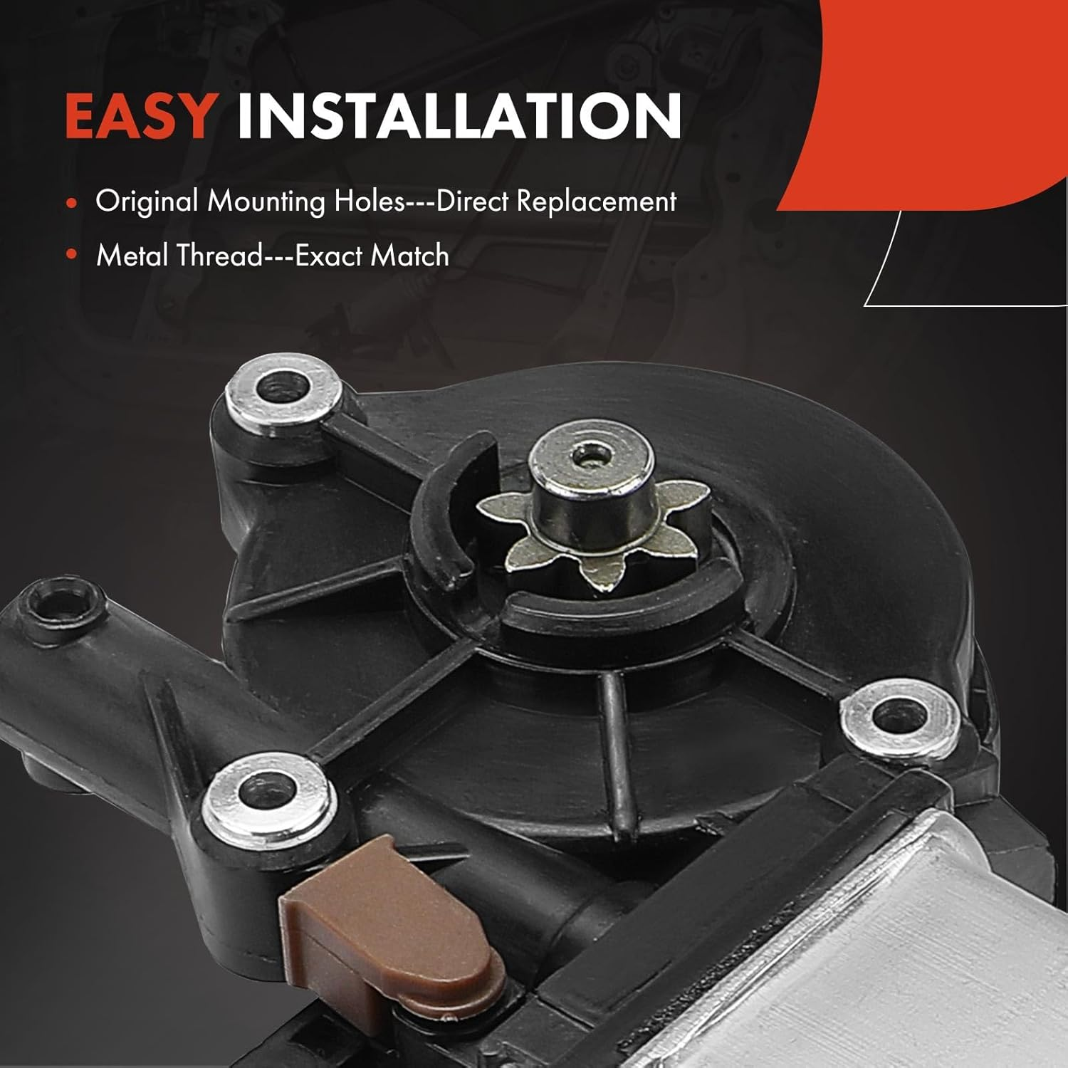 A-Premium Anti-Clip Power Window Lift Motors for Lexus GS300 1998-2005 GS400 GS430 Front Left and Right 2-PC Set Front Right Passenger Side image number 5