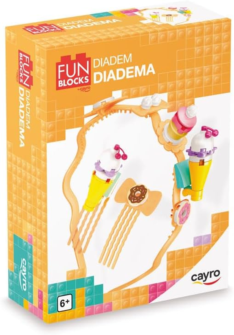 Cayro Fun Blocks Headband - Creative Construction Game for Kids - Promotes Imagination and Motor Skills