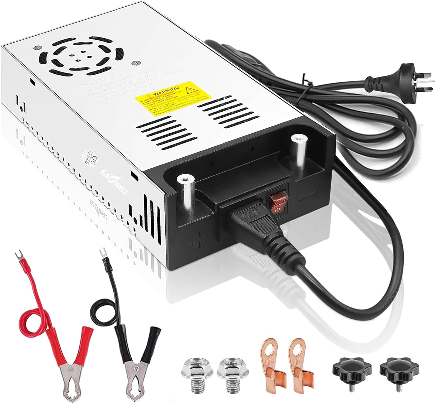 12V Power Supply: 240V AC to 12V DC Converter Power Supply 12V 360W 30A DC Switch Transformer for Rv,Pump,Led Strip, LCD Monitor image number 4