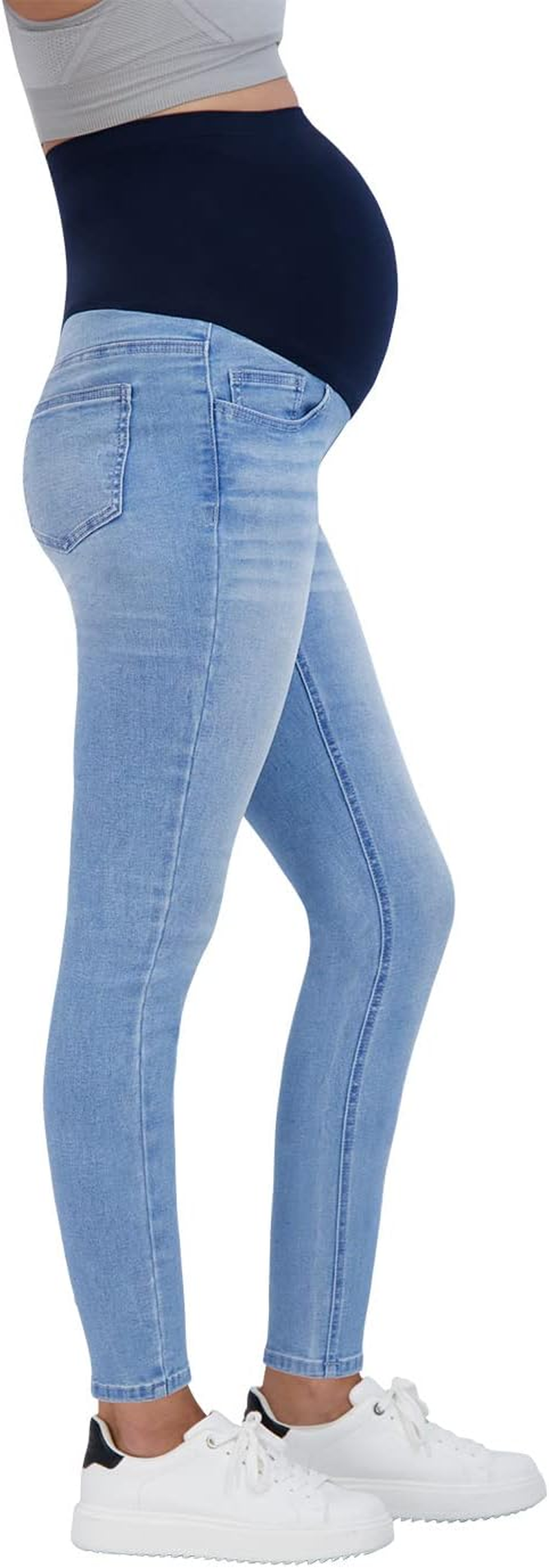 Savi Parker Women&rsquo;S Maternity Jeans over the Belly - Pregnancy Clothes for All Seasons, Maternity Pants &ndash; 29&ldquo; Inseam image number 5