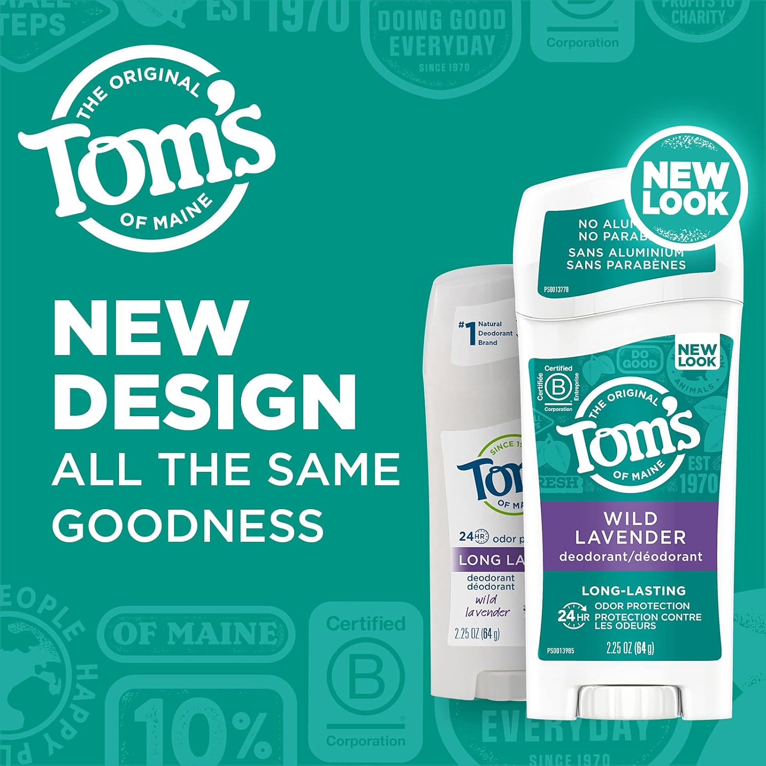 Tom'S of Maine Deodorant Stick, Long Lasting Lavender 2.25 Oz image number 5