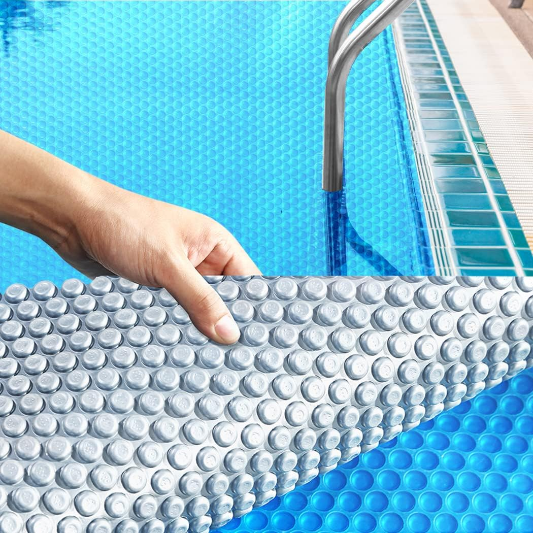 Solar Swimming Pool Cover 400 Micron Outdoor Bubble Blanket Heater 11 X 4.8M 11X4.8M (Real 400 Micron) 11X4.8M (Real 400 Micron) image number 6