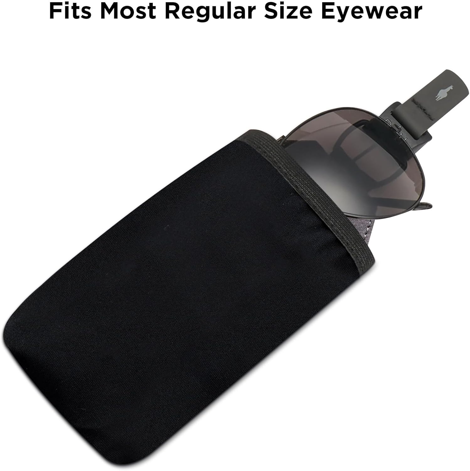 ALPAKA HUB Sunglasses Pouch - Microfibre Lined Stretch Holder with anti Scratch Nylon 840D Weatherproof Fabric Travel Glasses Small Organizer Men & Women - HUB Clip Attaches Backpack Strap image number 6