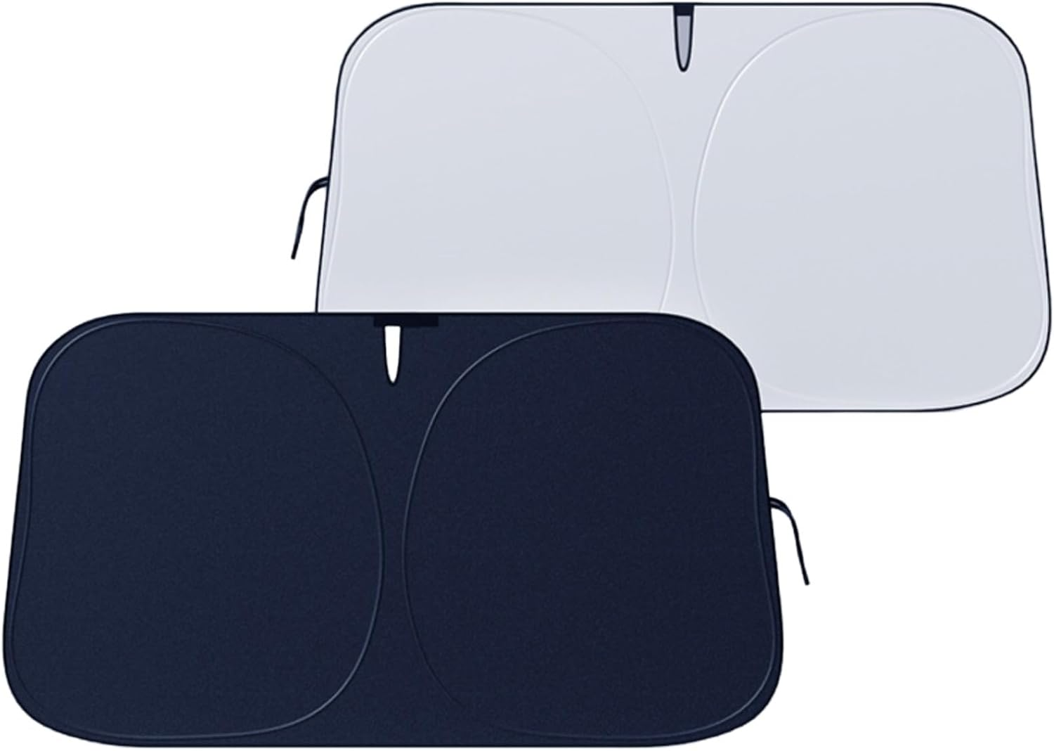 Car Windshield Sun Shade, 240T Thickened Car Window Shades Heat Reflective Interior Cool, Universal Fit for Most Cars Suvs Trucks, Compact Foldable Design with Storage Bag (145Cmx80Cm) image number 4