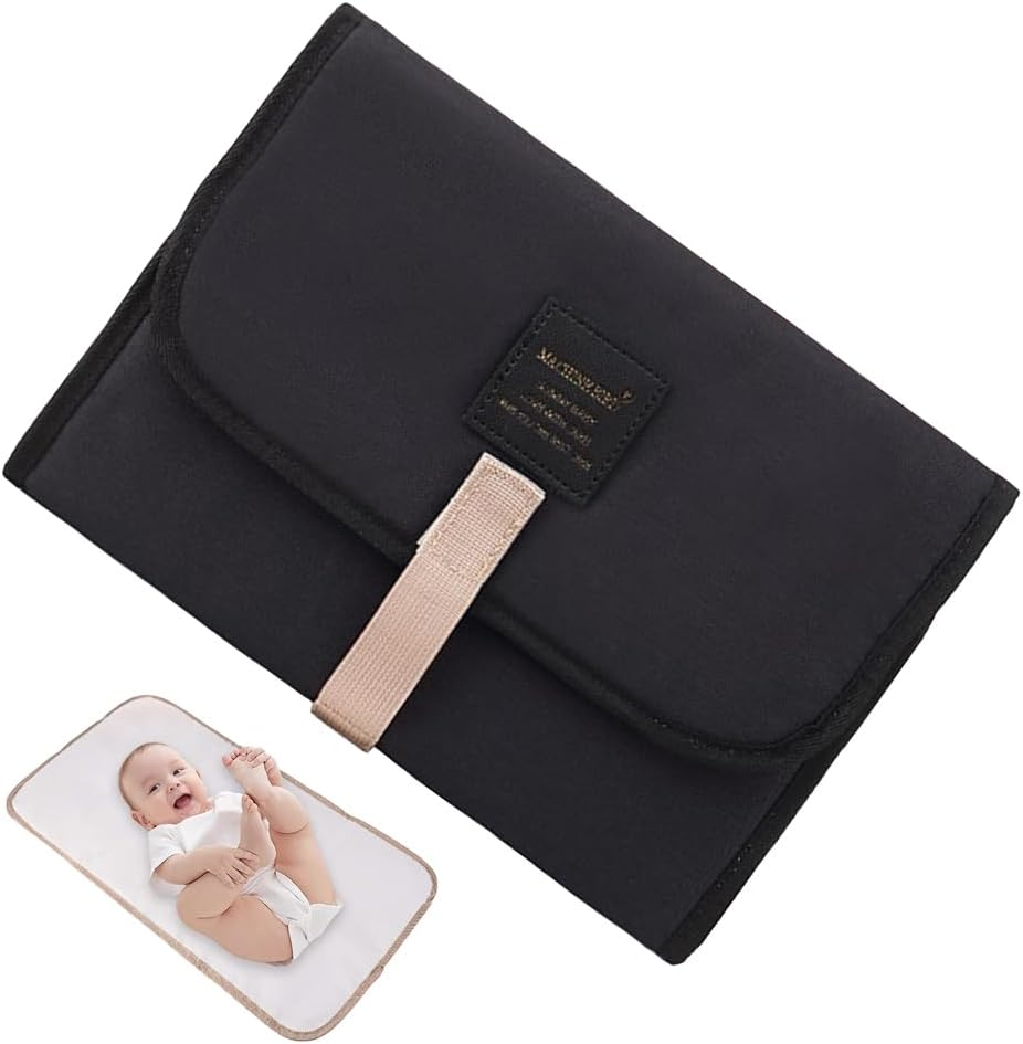 Full Body Portable Changing Pad,Baby Diaper Changing Mat Made Easy to Wipe Changing Pad for Travel or at Home Use, Lightweight and Foldable Mat That Perfectly Fits into Any Diaper Bag (Pink)