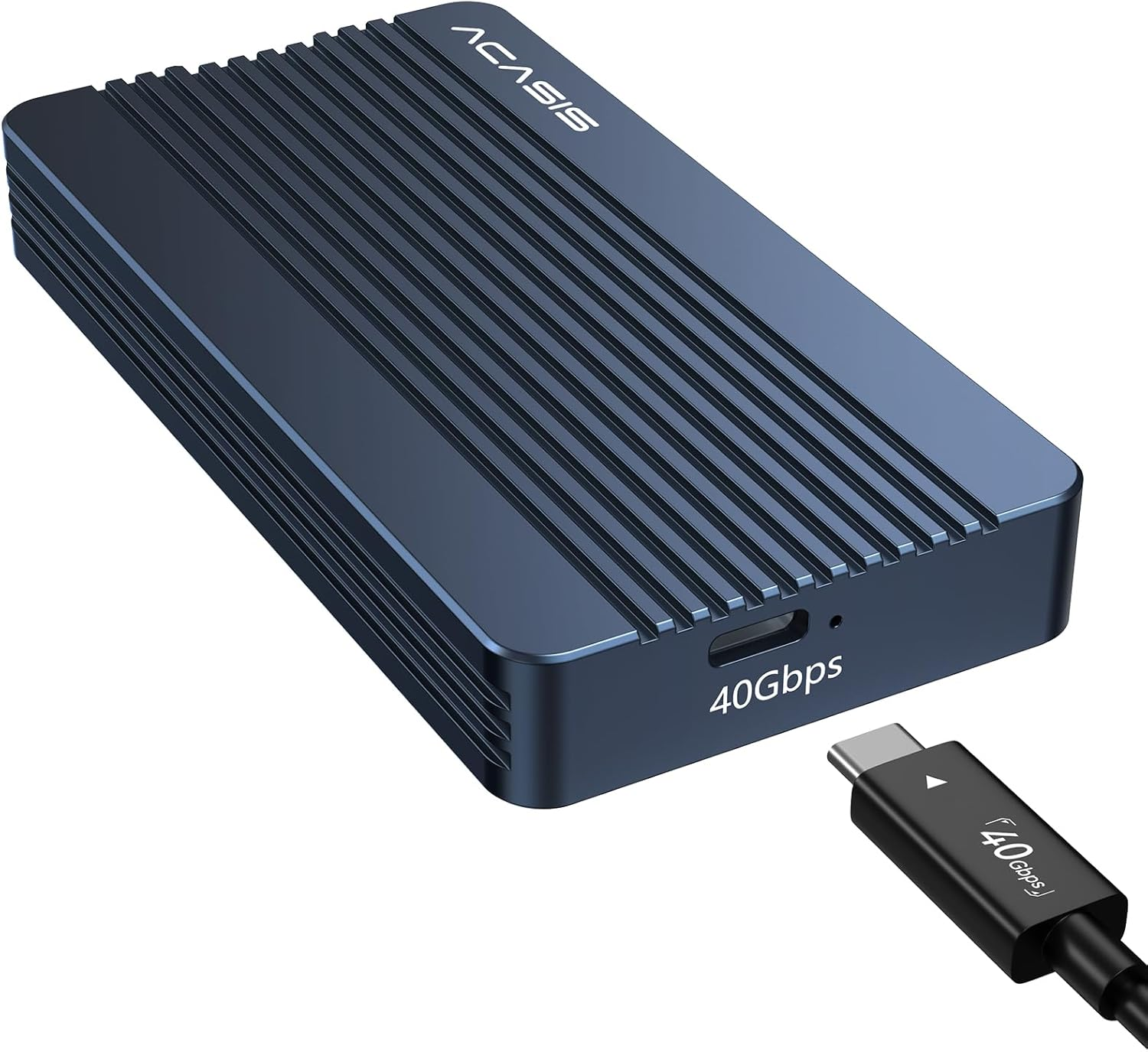 ACASIS 40Gbps M.2 Nvme SSD Enclosure, TBU405 for M1 M2 Pro/Max, Compatible with Thunderbolt 4/3/USB3.2/3.1/3.0/2.0, M.2 Enclosure Support SSD 2280/2260/2242/2230 B+M M-Key image number 1