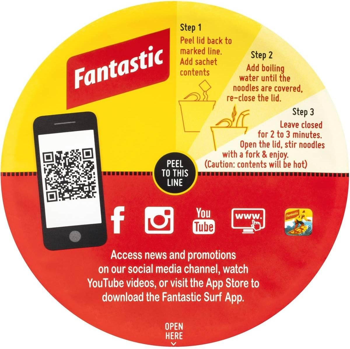 Fantastic Orient Bowl Noodle 85 G image number 1