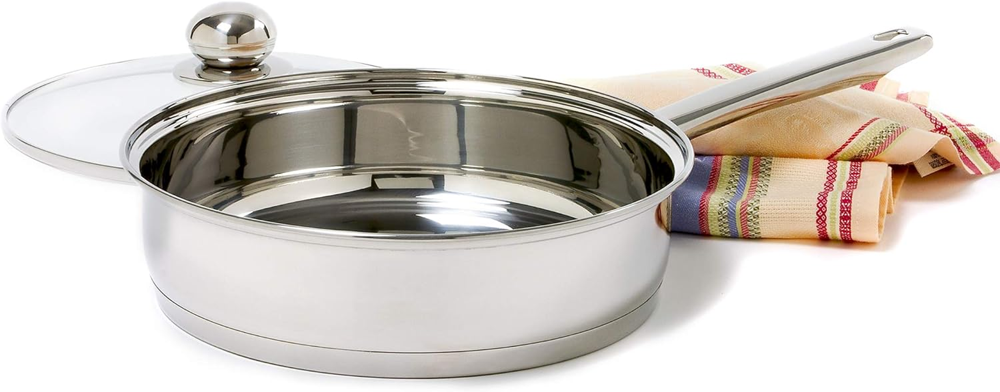 Norpro Stainless Steel 10 Inch Egg Poacher Skillet Set image number 2