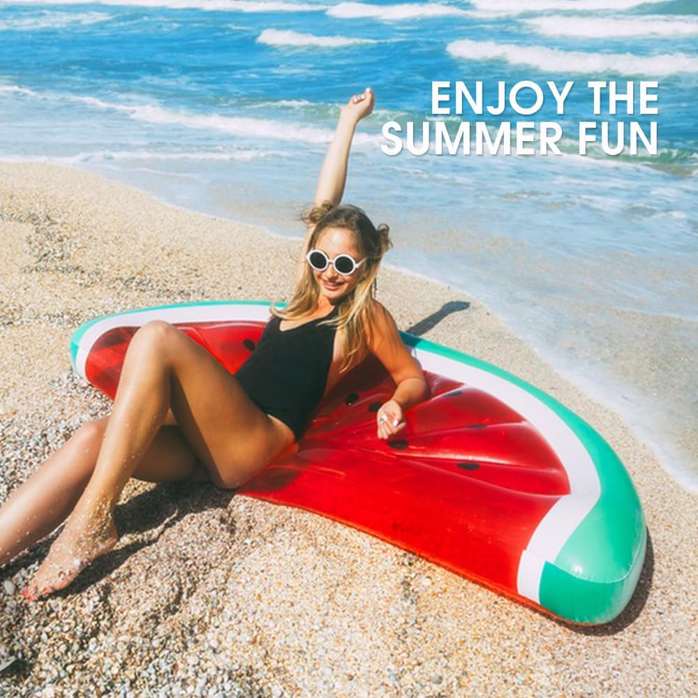 Chamgeco Giant Inflatable Pool Float, Inflatable Raft Pool Floats for Summer, Pool Lounger, Pool Accessories, Lake Floats & Pool Toys, Fun Swimming Tools for Pool Lake Beach Party - Pineapple image number 3