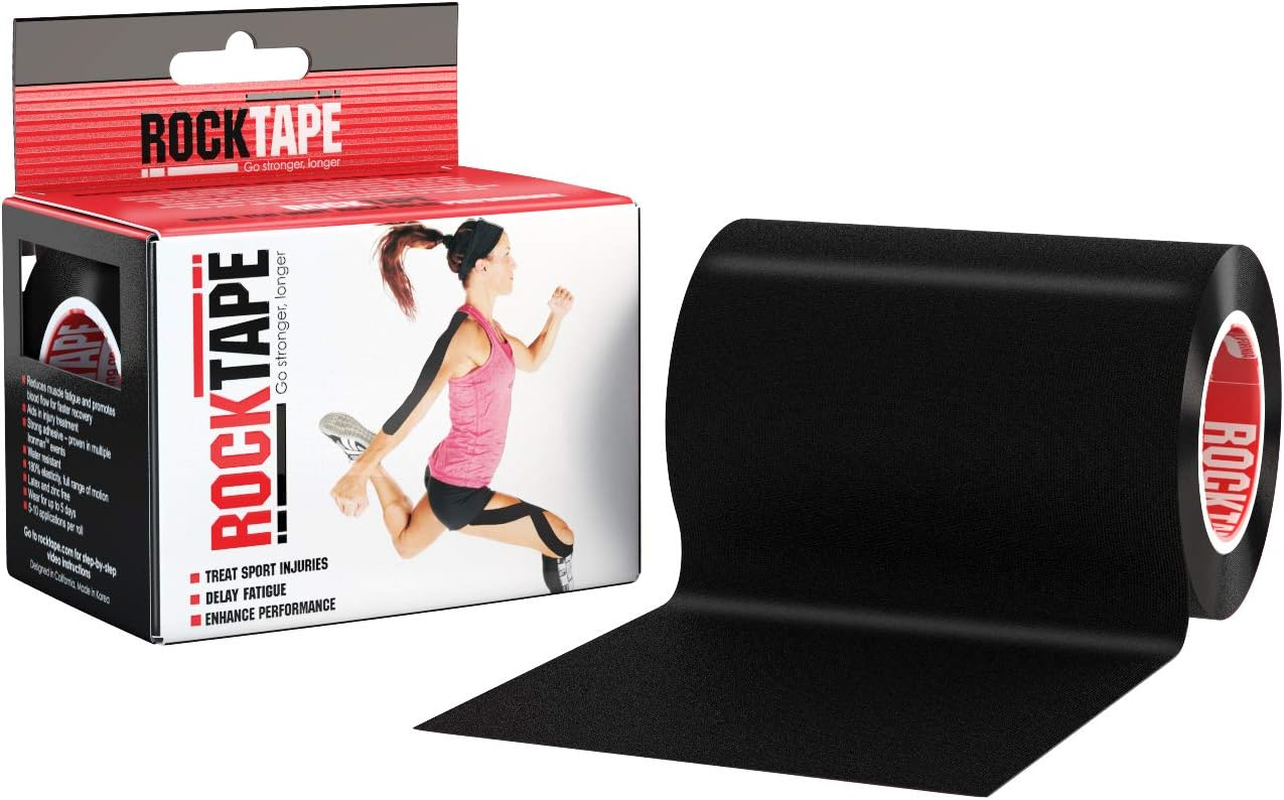 Rocktape Big Daddy Kinesiology Tape for Athletes, Water Resistant, Reduce Pain and Injury Recovery