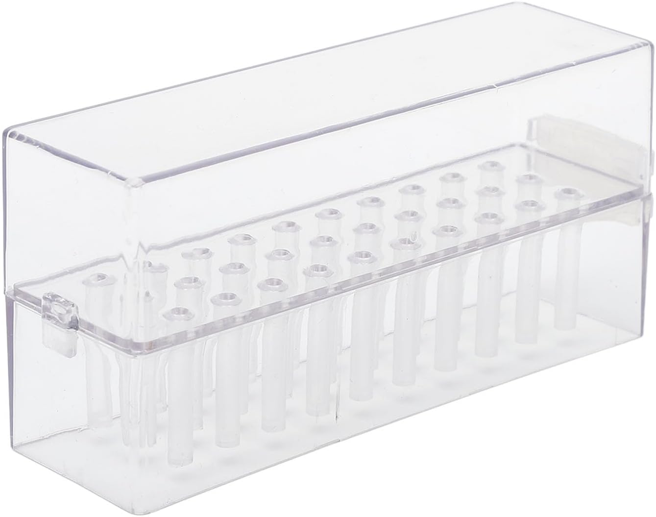 Leapiture Nail Drill Bits Holder Stand Nail Display Holder Professional 30 Hole Nail Drill Bits Transparent Sturdy for Home Use or Nail image number 5