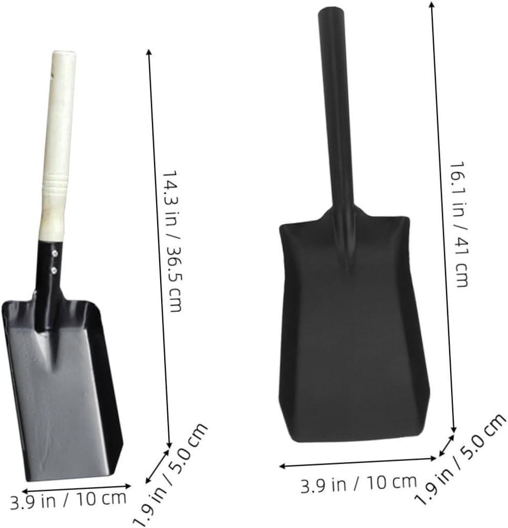 SUPVOX 2Pcs Iron Shovel for Gardening Planting and Removal Lightweight Tools for Soil Loosening and Weeding for Home and Outdoor Use image number 6