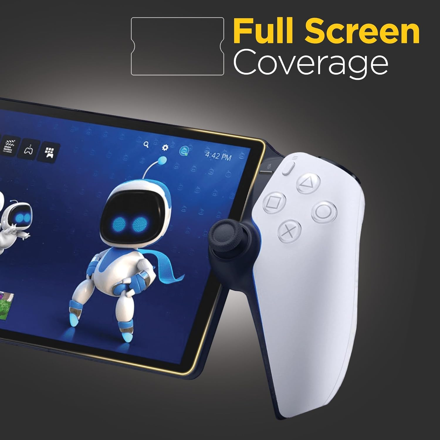 Magglass Tempered Glass for Playstation Portal Screen Protector, Ultra Hd/Anti-Scratch Remote Player Display Guard (8 Inch) image number 4