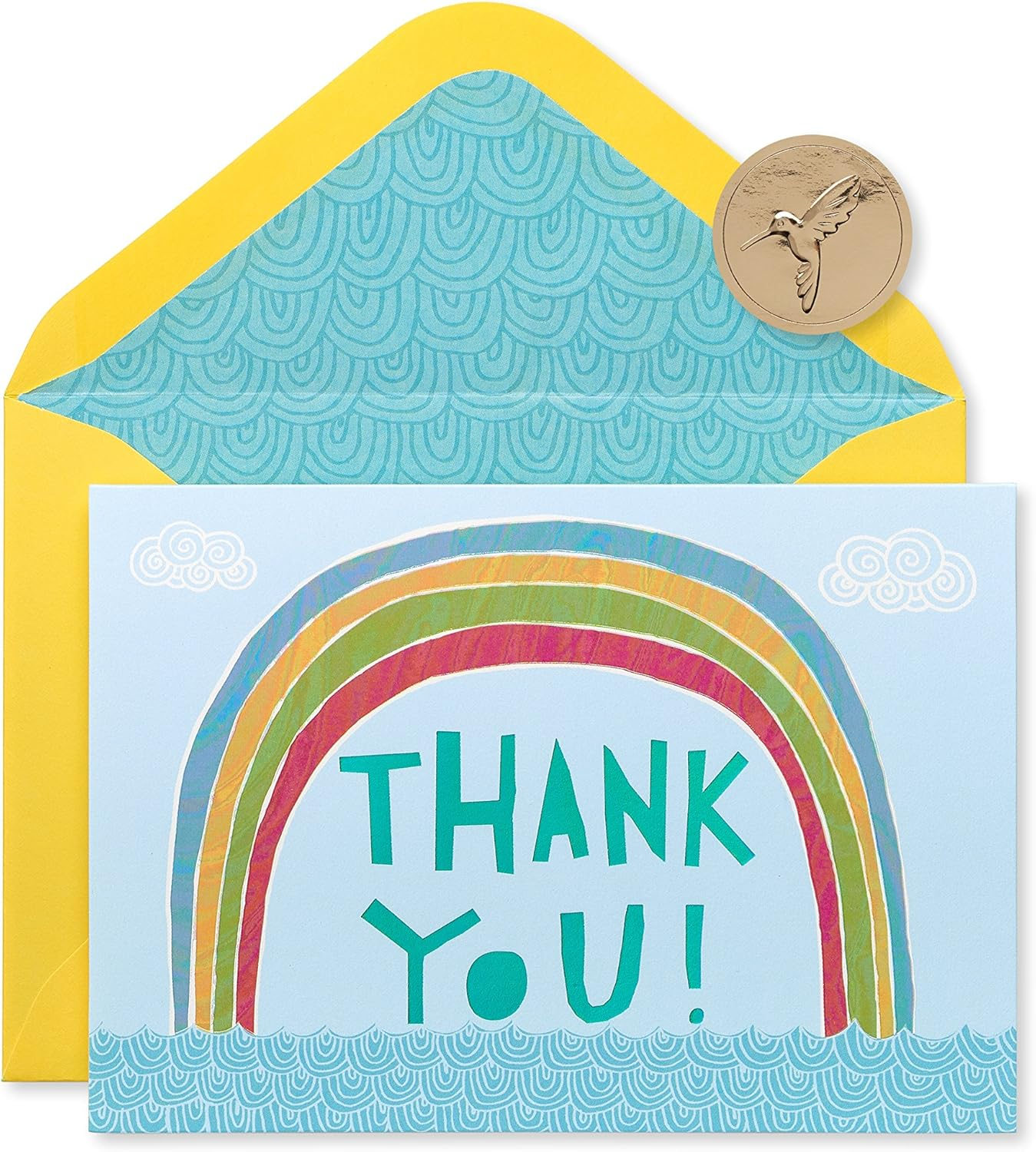 Papyrus Bohemian Thank You Boxed Note Cards, 12-Count