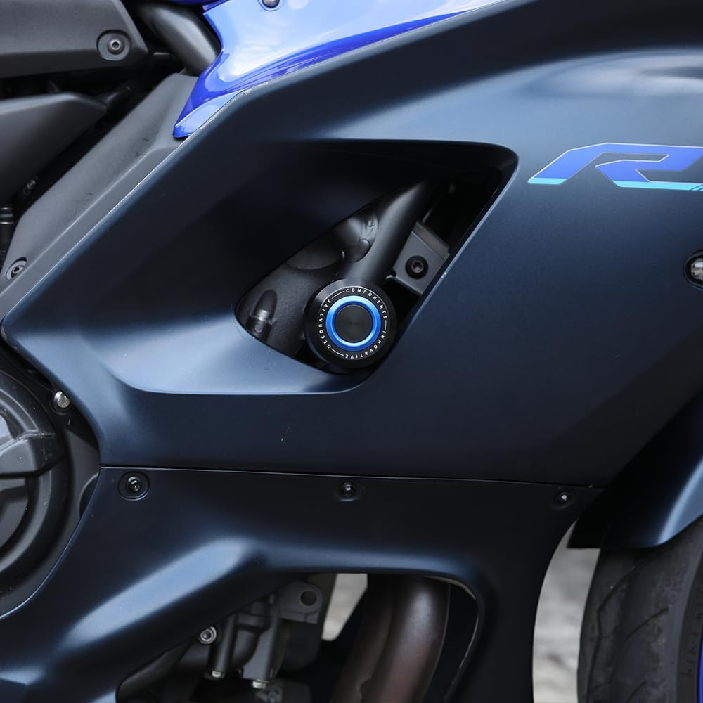 Modeer for YZF R7 2021-2023 2024 2025 Motorcycle Frame Anti-Collision Falling Protection Slider Crash Yzf R7 Yzfr7 R 7 Accessories Color Red - Frame Sliders image number 2