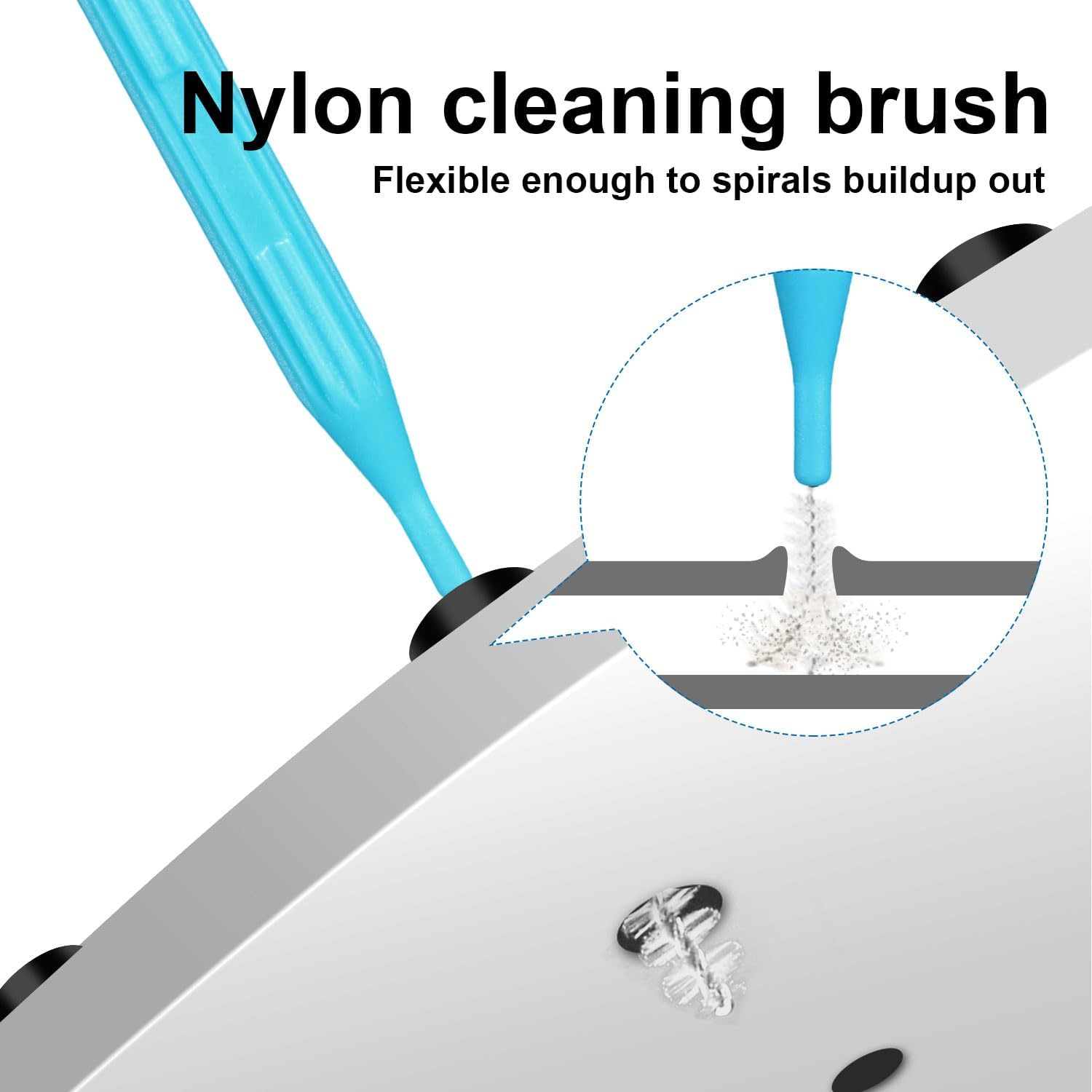 20-Pack Shower Head Cleaner Kit, Multifunctional Anti-Clogging Shower Nozzle Cleaning Brushes & Picks for Small Holes Gaps Window Faucets Bathroom Home image number 5