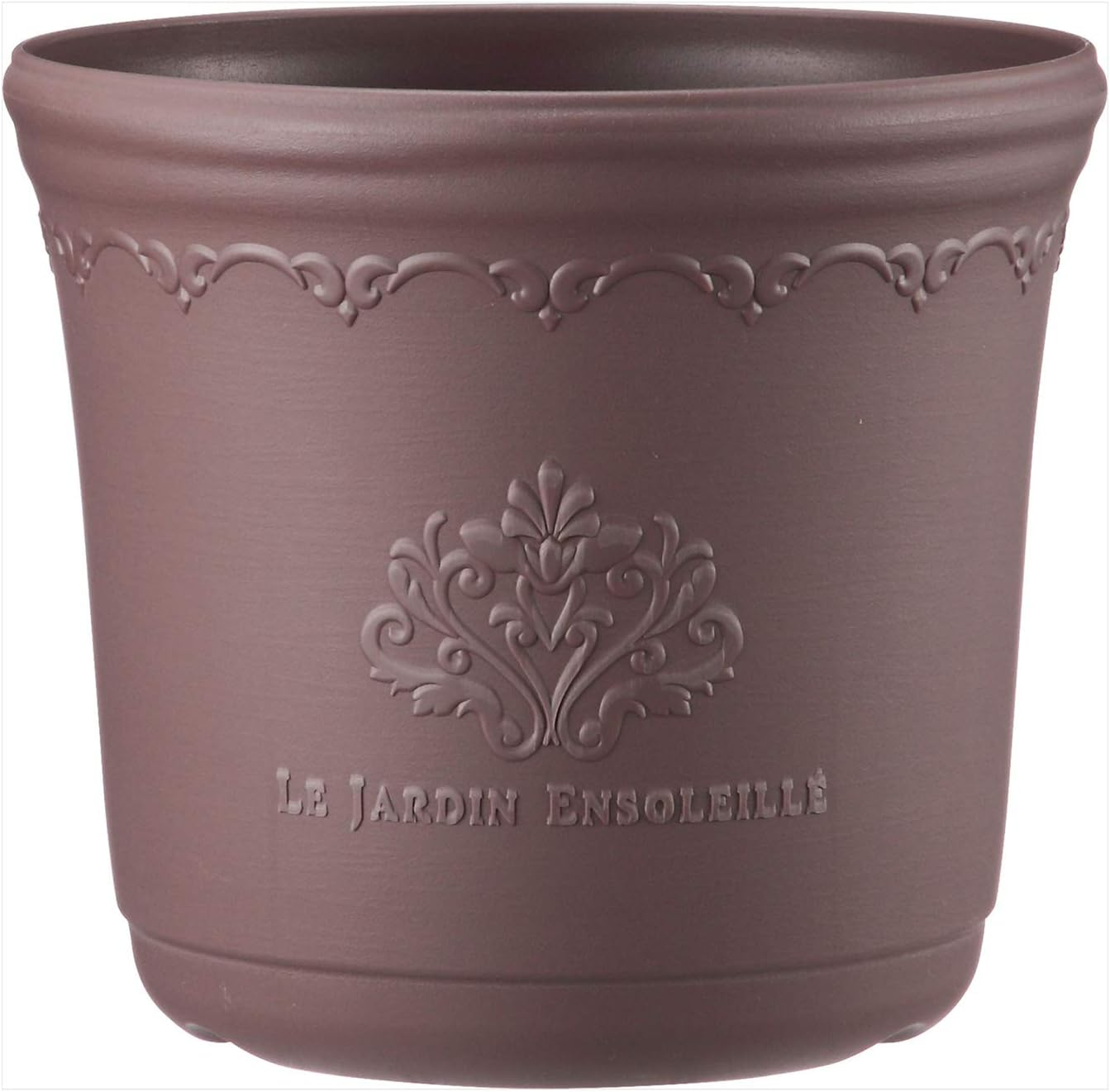 Appleware Plant Pot, Planter, Cecil Pot, 23 Type, Ash Brown, Soil Capacity: 2.1 Gal (5.5 L), Depth 9.2 X Width 9.2 X Height 8.3 Inches (23.4 X 23.4 X 21 Cm), Large Soil Capacity, Planting Planting, image number 2