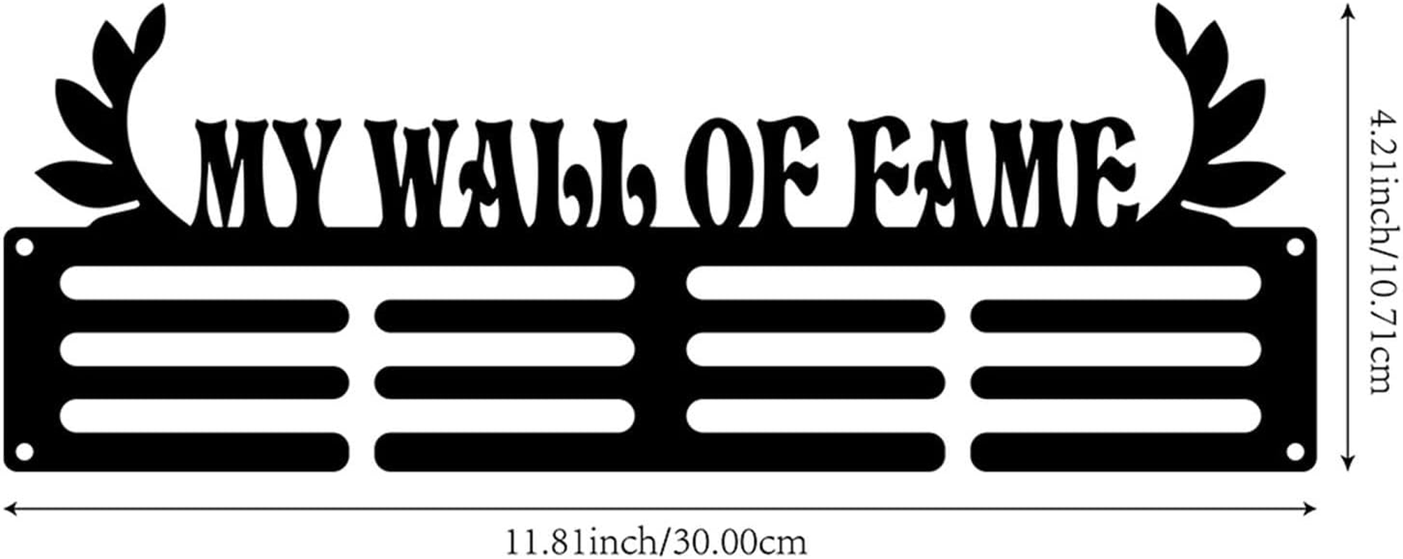 Rockible Medal Hanger Display Hanger Rack Race Medal Display Holder Shelf for Sports Award image number 5