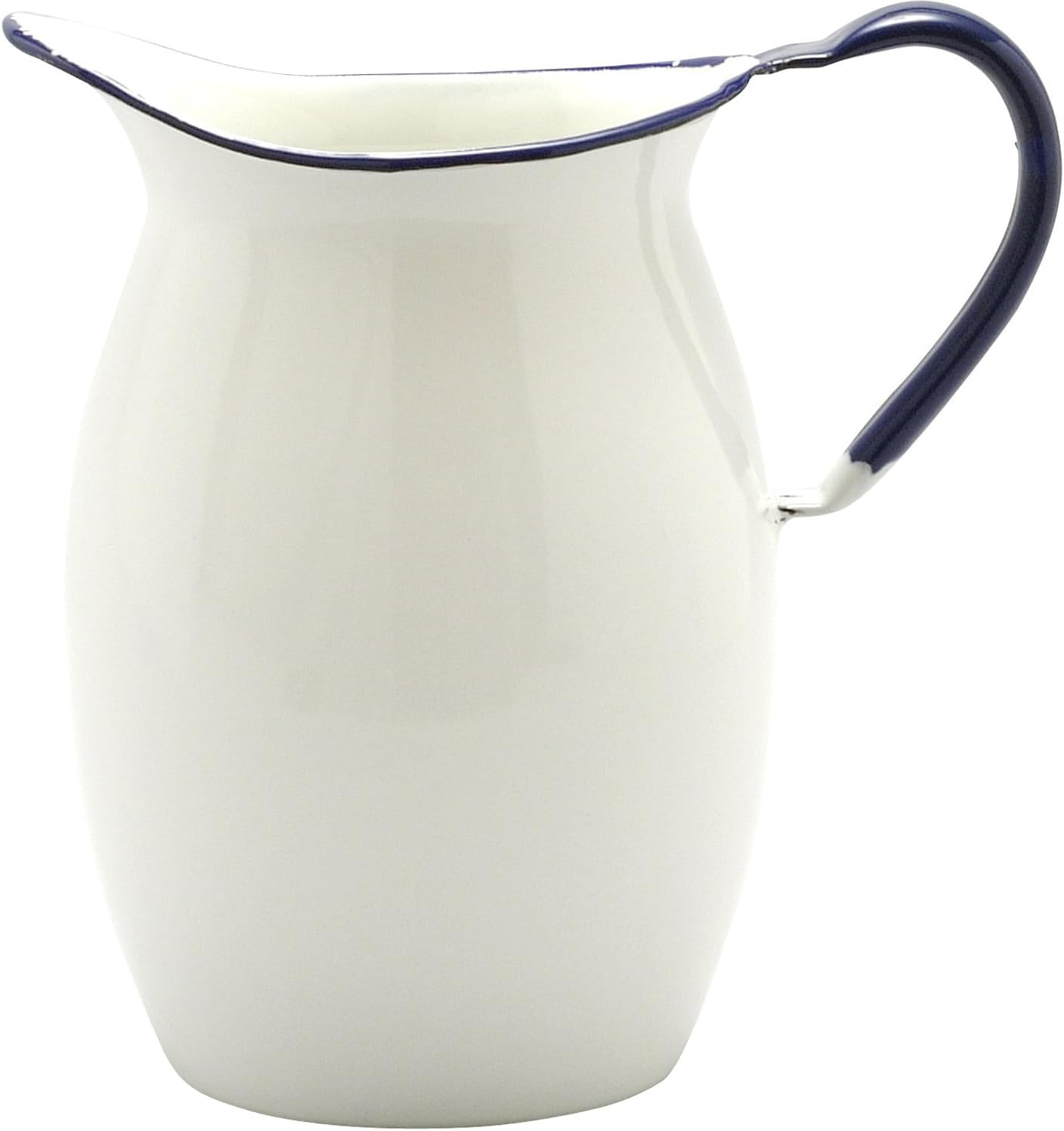 Noda Enamel Pitcher (All White) WP-13 image number 4