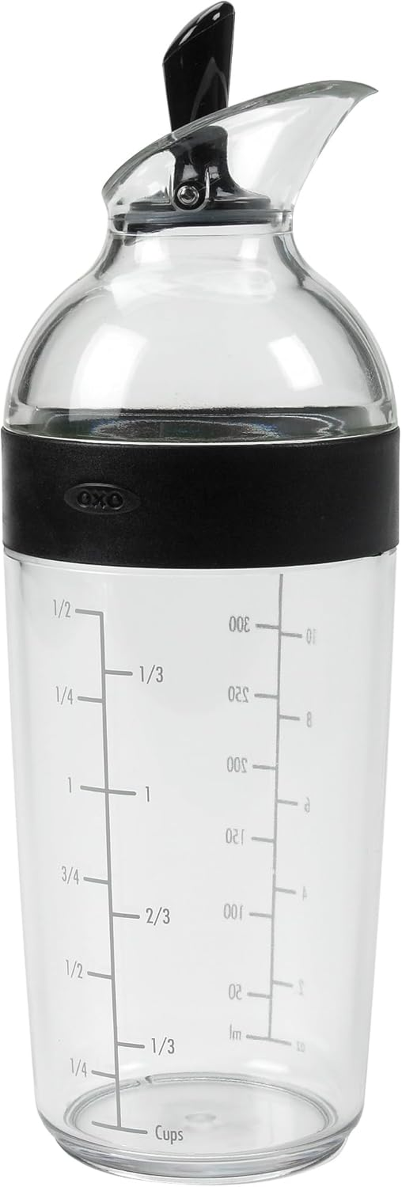 OXO Good Grips Salad Dressing Shaker, 355Ml, Clear/Black