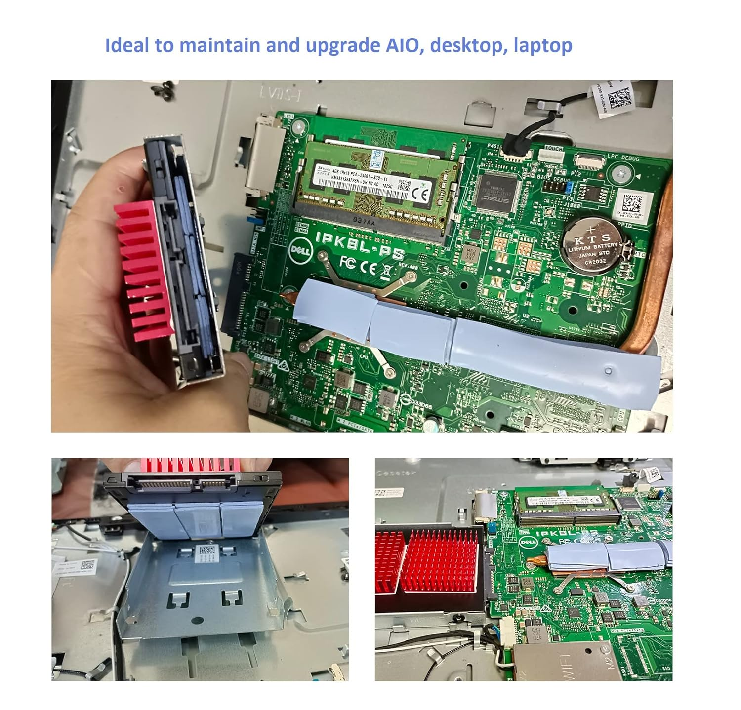 30 Pack Thermal Pads, 20&times;67 Mm by 5 Thickness 0.5 | 1 | 1.5 | 2 | 3 Mm, Thermal Conductivity 2.0 W/M.K, Self-Adhesive & Soft, Ideal for Repairing and Cooling Electronics image number 2