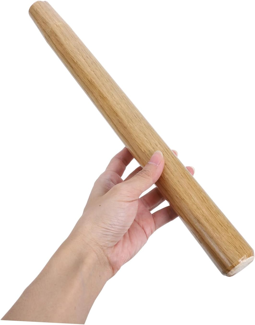 KICHOUSE Heavy Duty Wooden Shovel Handle Replacement Solid Wood Farm Tool Handle 38Cm Thick Wood Grip for Gardening and Agricultural Hand Tools