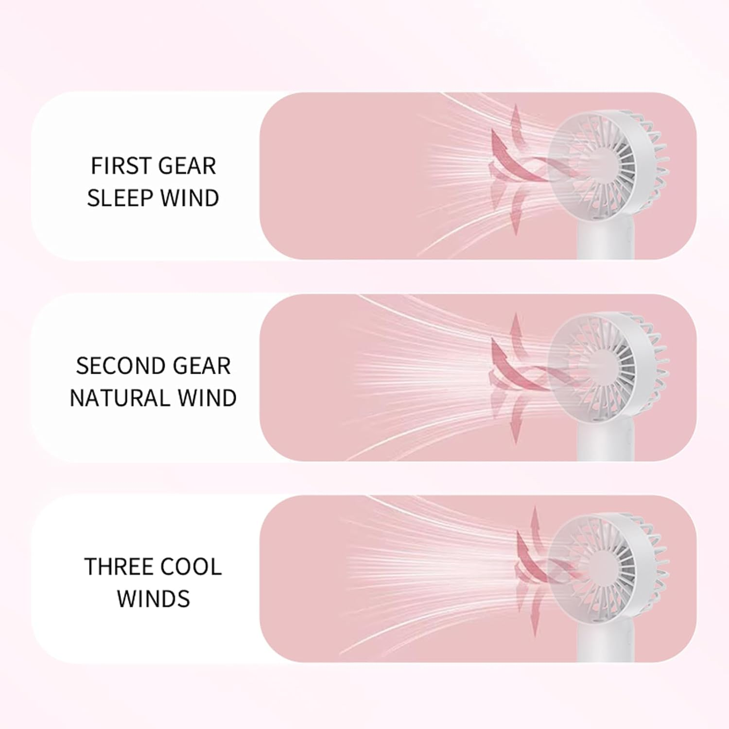 Misting Fan Portable, Handheld Personal Mister Fan, Small Fan Rechargeable, Mini Spray Water Mist Fan, Kids Women Portable Fan for Travel, Outdoors, Hiking, Camping Home Office (White) image number 1