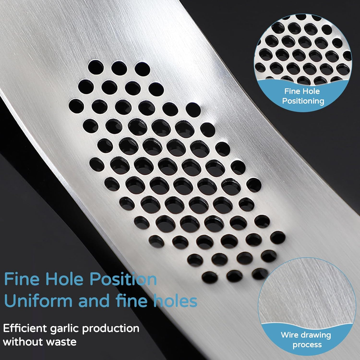 Stainless Steel Garlic Presses Garlic Rocker Peeler to Press Garlic Crusher Mince Cloves of Garlic Kitchen Tool image number 2