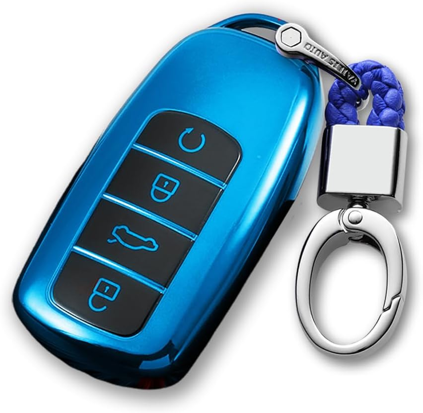 Ontto Car Key Fob Cover Fit for Chery Jaecoo J7 J8 J9 Tiggo 8 Pro Tiggo 8Plus 5 plus 7Pro Tiggo 7 Pro Max Omoda 5 C5 Key Holder TPU Smart Shell Case Keyring Keychain Auto Styling Accessories Pink 2