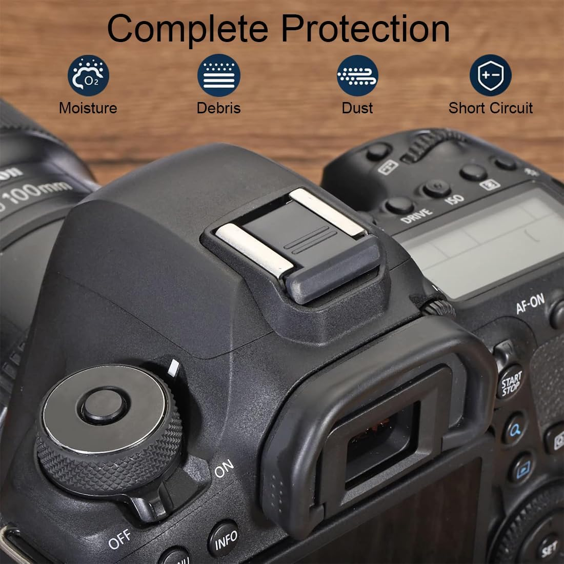 4-Piece Hot Shoe Cap, BS-1 Protective Cap, Hot Shoe Protective Cap, Hot Shoe Cap for Nikon, Canon, Pentax and More! image number 1