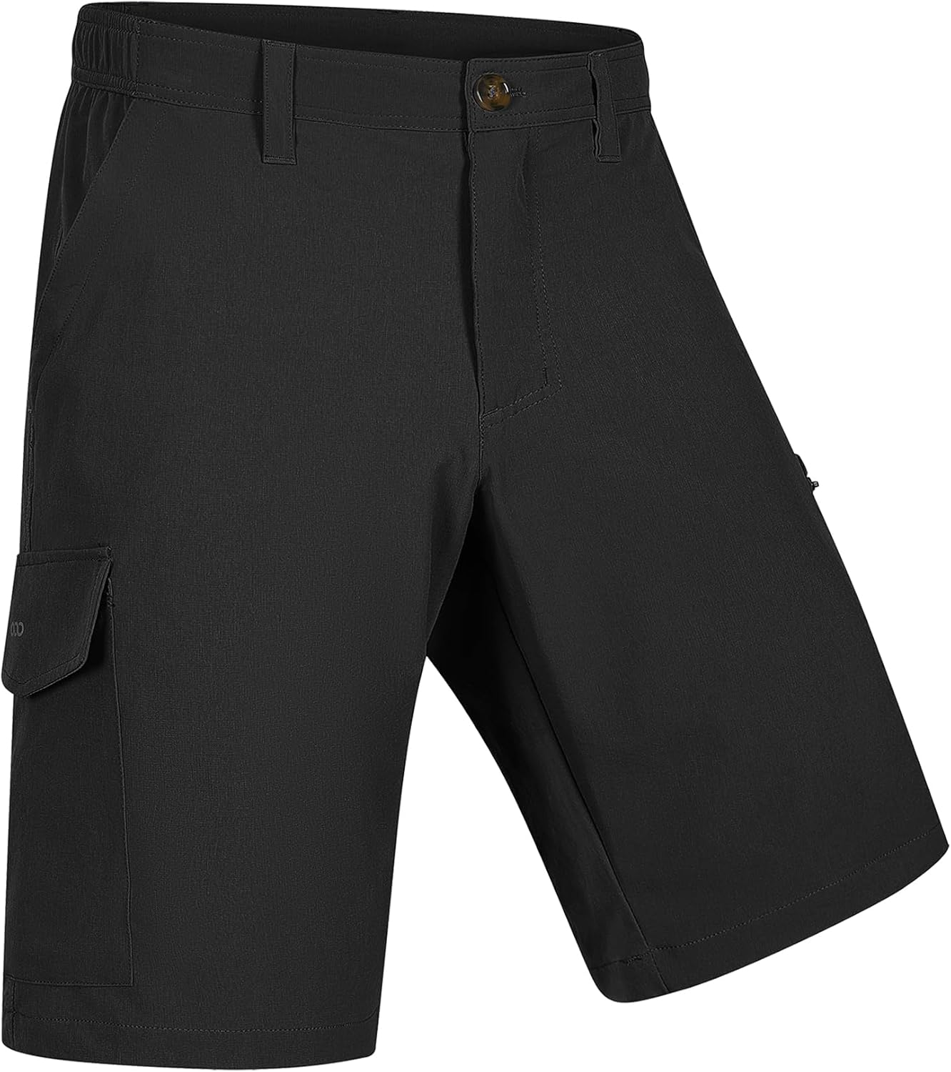 33,000Ft Men'S Golf Shorts with UPF50+ Summer Trekking Pants, Packable Outdoor Cargo Bermuda Shorts with 7 Pockets for Hiking, Camping, Travelling