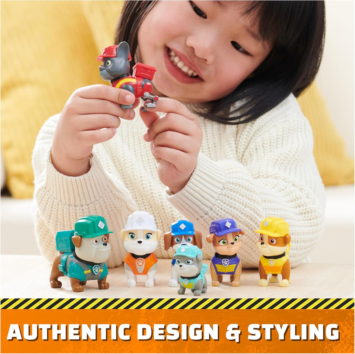 Rubble and Crew, Toy Figures Gift Pack, with 7 Collectible Action Figures, Kids&rsquo; Toys for Boys and Girls Aged 3+ image number 2