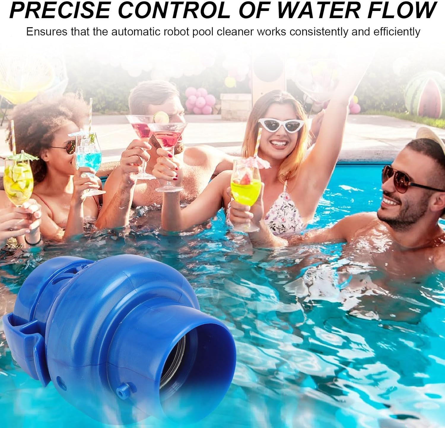 Generic Flow Regulator Valve Replacement, Flow Control Regulator Valve for MX8 MX6 Series Pool Cleaners FRV100 in Ground Automatic Robot Pool Cleaner Parts, Pool Cleaner Robot