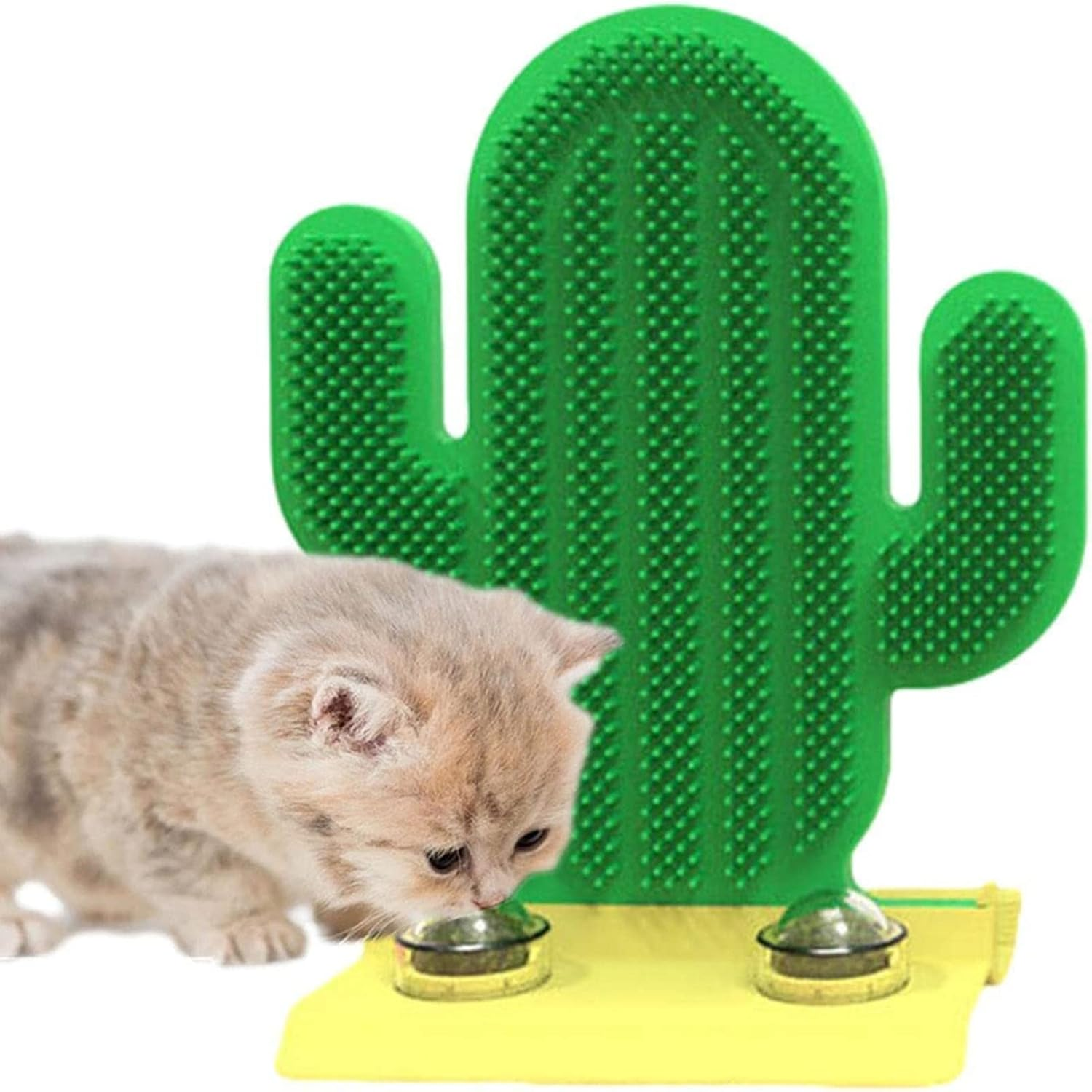 Cat Self Groomer, Cat Toys, Cat Scratcher, Cat Corner Brush, Wall Scratcher Massager for Cat, for Long Short Fur Cats Kitten/372/2034 image number 4