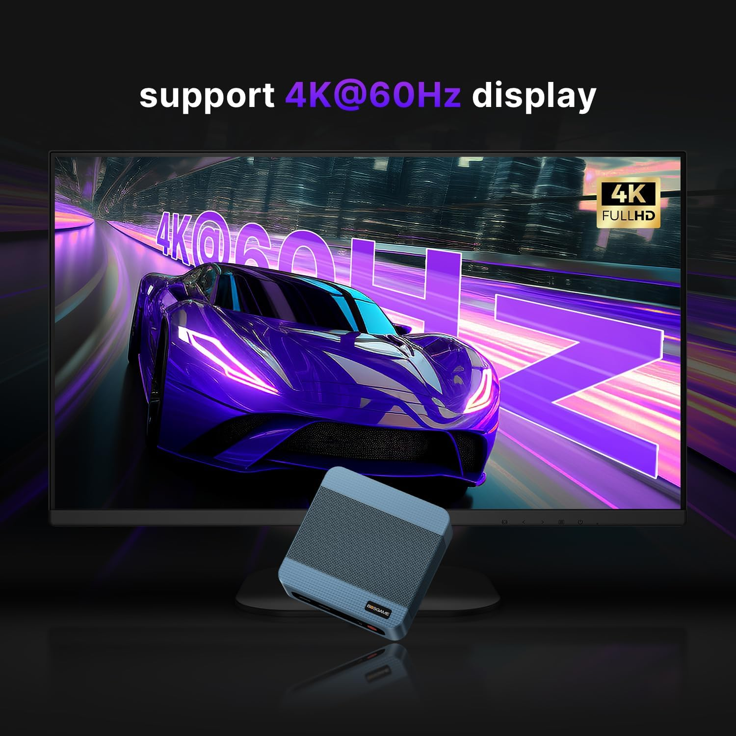 BOSGAME P2NEO Mini PC Intel Core I5 12450H(8C/12T,Turbo 4.4Ghz), 16GB DDR4 3200 Mhz 1TB M.2 Nvme Pcie SSD | Dual RJ45 LAN | HDMI | DP | USB-C (PD 3.0) | Wi-Fi 6 | Bluetooth 5.2 | USB 3.2 | image number 6