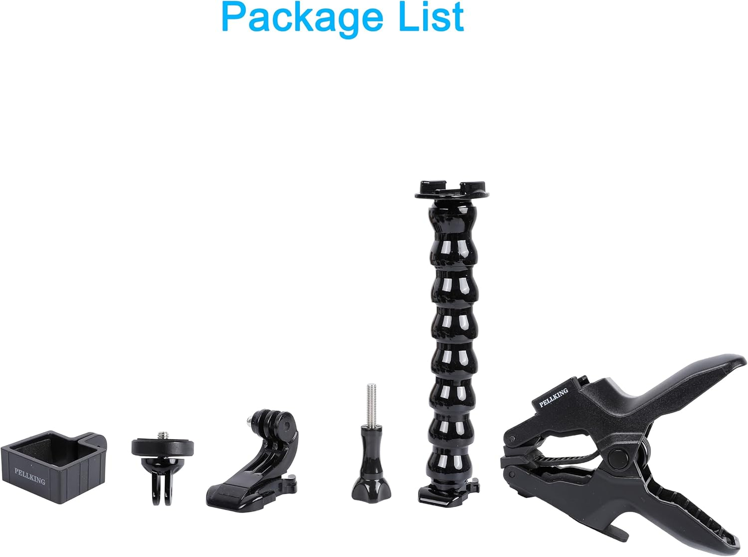 Pellking Gooseneck Super Clamp Mount for DJI Osmo Pocket 3 & Action Cameras image number 3