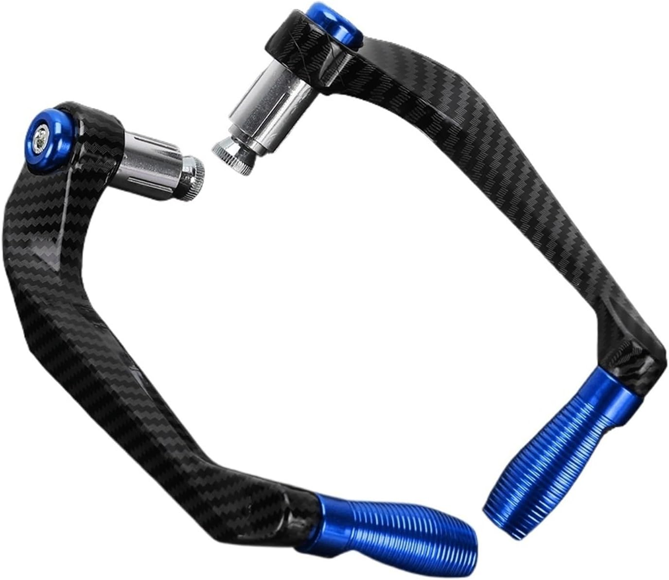 Jininshengxindianzi Motorcycle Handlebar Grip Guard Brake Clutch Lever Protector Compatible with Yamaha YZF R6 R1 R3 R15 V3 R125 R25 R7 2022 2021 2020 2024 2023(Black Lever Guard) image number 3