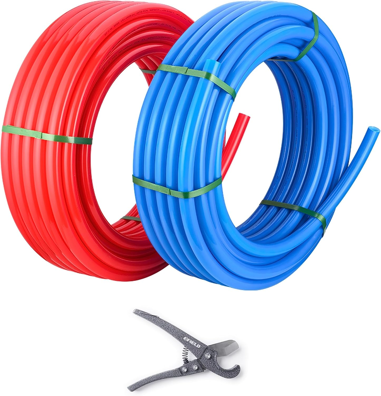 EFIELD 1/2 Inch 2 X100 Ft Pex-A Pipe/Tubing Blue & Red 200 Ft Length for Potable Water-For Hot/Cold Water-Plumbing Applications, with Free Pipe Cutter image number 5