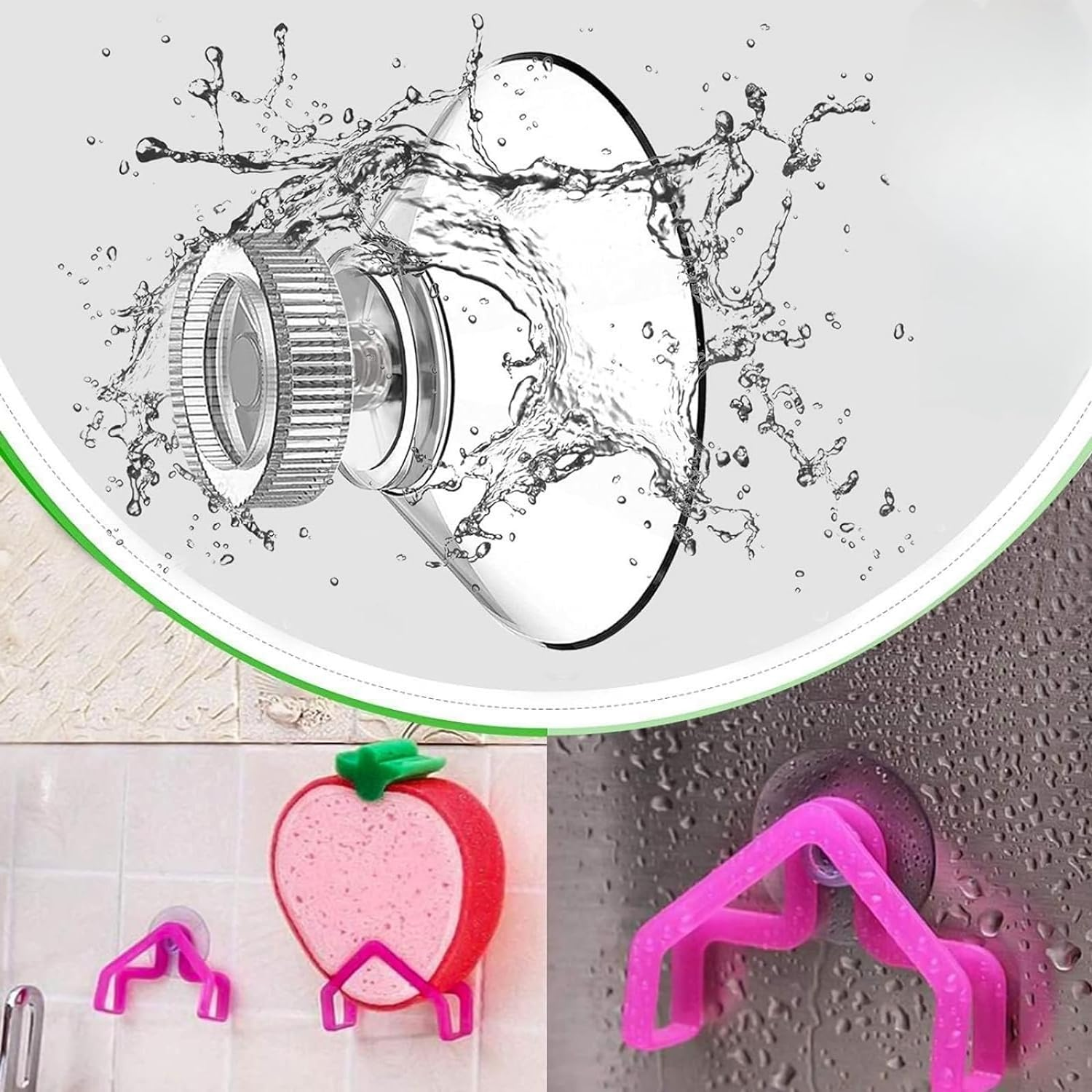 15 PCS Suction Hook,Plastic Suction Pads Hooks 40 Mm,Pvc Screw Plastic Hooks image number 5