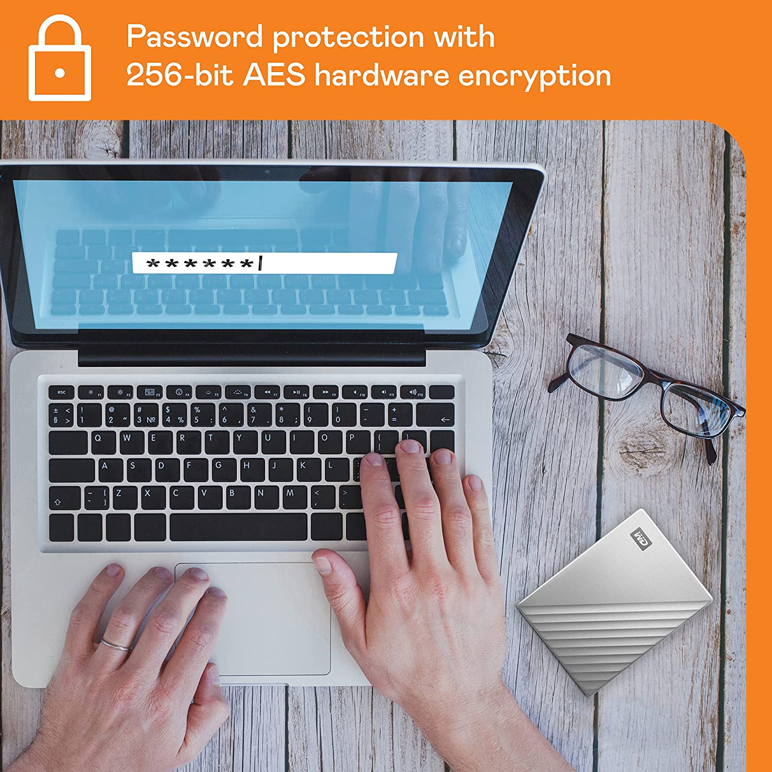 Western Digital My Passport Ultra USB-C Drive, Wdbftm0040Bsl-Wesn,Silver,4Tb image number 2