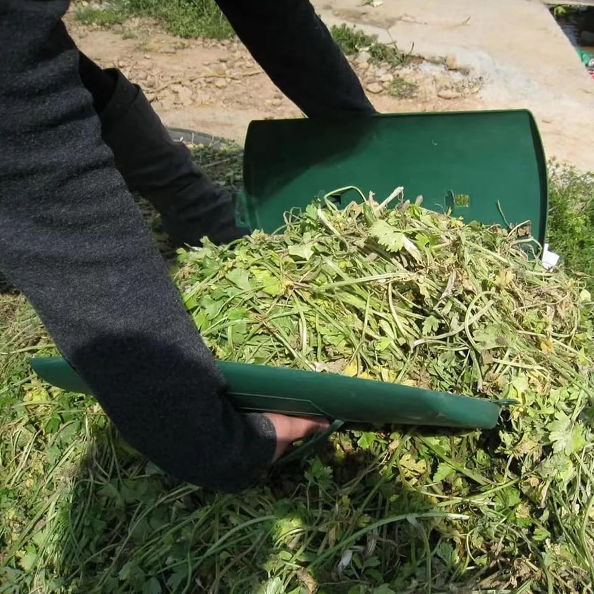 AIMALL 2PCS Leaf Grabber Rake &ndash; 13.2In Plastic Hand Rake for Leaf Collection, Outdoor Gardening, and Yard Cleanup Tools image number 4