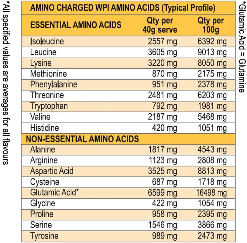 International Protein Amino Charged Chocolate Flavour Whey Protein Isolate Powder 1.25 Kg image number 3