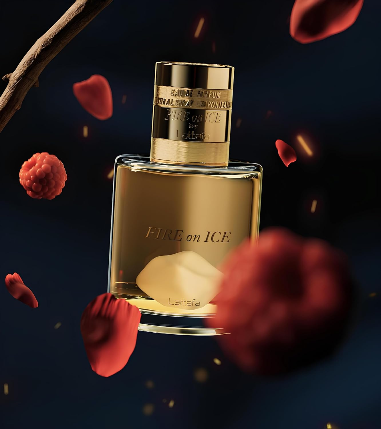 Lattafa Unisex Fire on Ice Eau De Parfum Spray 100 Ml image number 2