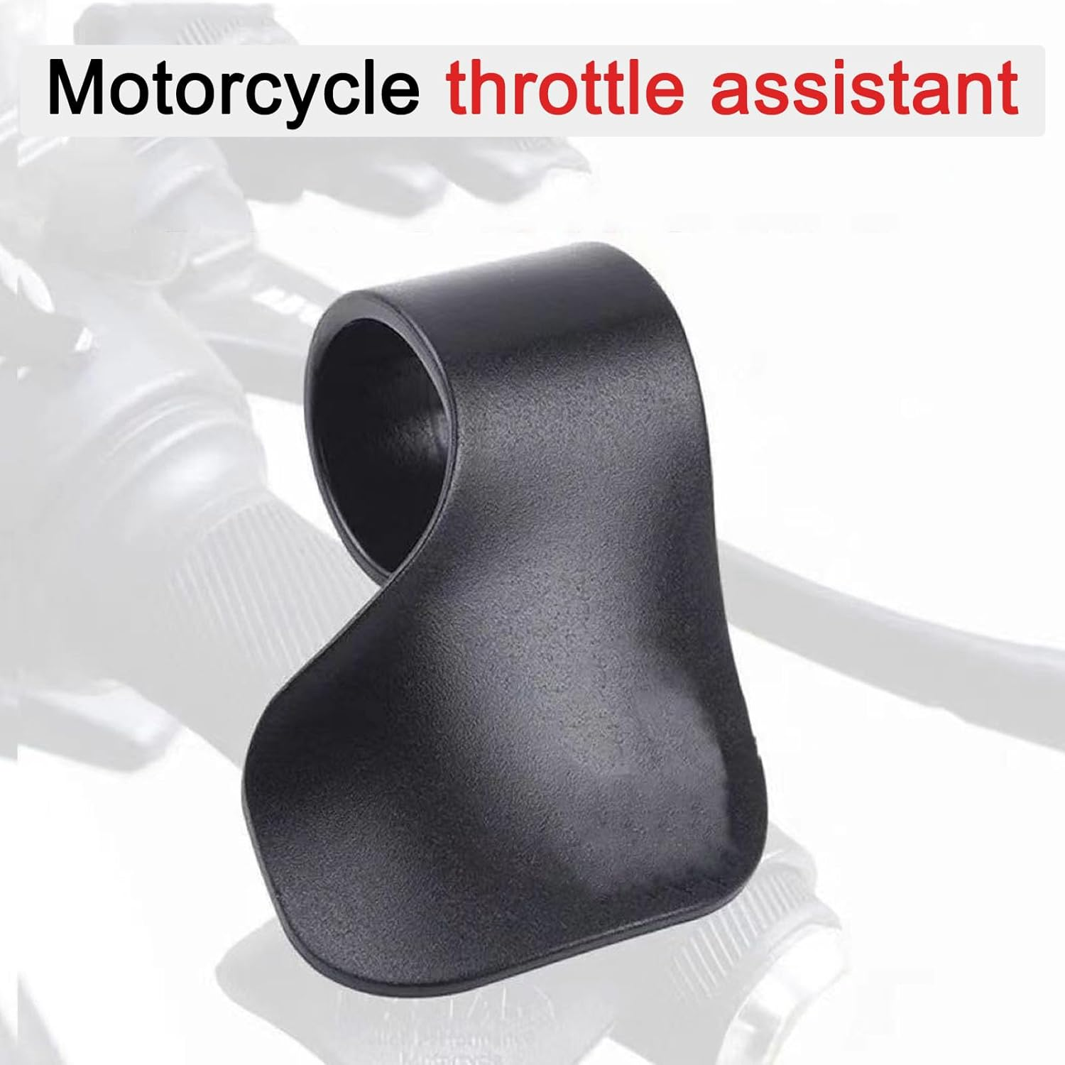 2 PCS Black Throttle Mounted Motorcycle Cruise Assist Handles Universal Handlebar Oil Control Rocker Brackets for Most Motorcycles & Scooters. image number 5